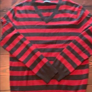 Express men’s maroon and grey sweater